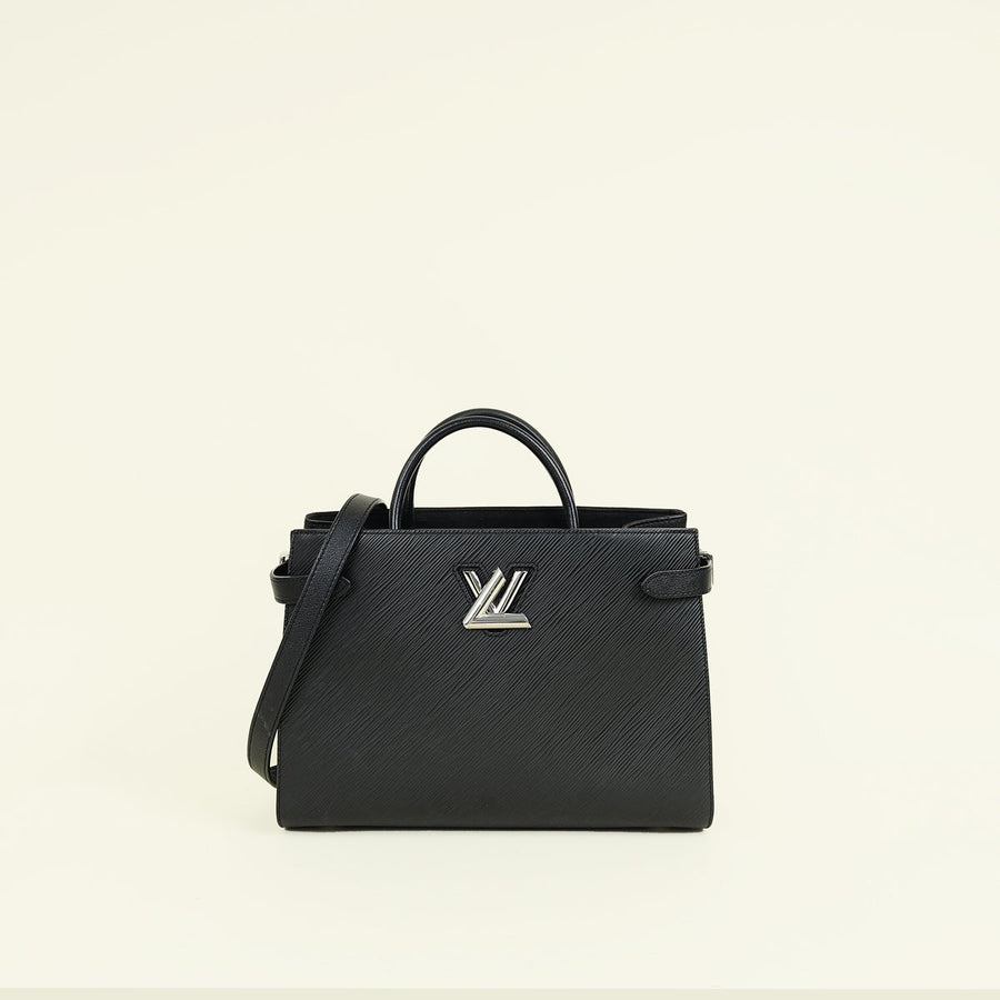 Louis Vuitton Black Twist Tote Bag