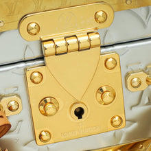Louis Vuitton Monogram Bicolor Petite Valise Top Handle Trunk Bag W/ Initials MKH