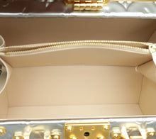 Louis Vuitton Monogram Bicolor Petite Valise Top Handle Trunk Bag W/ Initials MKH