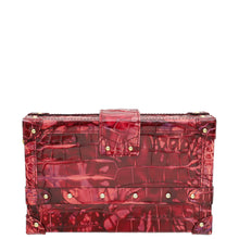 Louis Vuitton Red Shiny Alligator Petite Malle Bag