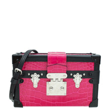 Louis Vuitton Bicolor Shiny Alligator Petite Malle Bag