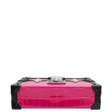 Louis Vuitton Bicolor Shiny Alligator Petite Malle Bag