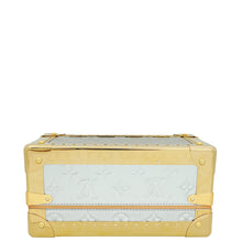 Louis Vuitton Metallic Bicolor Monogram Petite Valise Top Handle Trunk Bag W/ Initials MKH