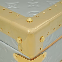 Louis Vuitton Metallic Bicolor Monogram Petite Valise Top Handle Trunk Bag W/ Initials MKH