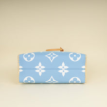 Louis Vuitton Blue By The Pool Onthego GM Portofino Print Raffia Bag