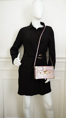 Louis Vuitton Metallic Bicolor Alligator Petite Malle Bag