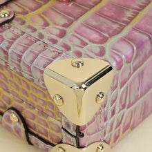 Louis Vuitton Metallic Bicolor Alligator Petite Malle Bag