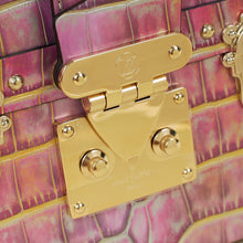 Louis Vuitton Metallic Bicolor Alligator Petite Malle Bag