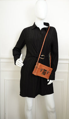 Louis Vuitton Light Brown Alligator Petite Malle Bag
