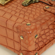 Louis Vuitton Light Brown Alligator Petite Malle Bag