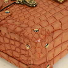 Louis Vuitton Light Brown Alligator Petite Malle Bag