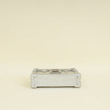 Louis Vuitton Silver Alligator Petite Malle Bag