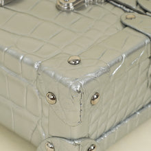 Louis Vuitton Silver Alligator Petite Malle Bag