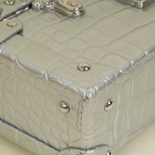 Louis Vuitton Silver Alligator Petite Malle Bag