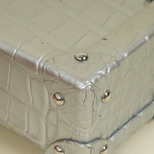 Louis Vuitton Silver Alligator Petite Malle Bag