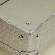 Louis Vuitton Silver Alligator Petite Malle Bag