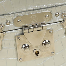 Louis Vuitton Silver Alligator Petite Malle Bag