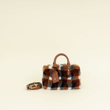 Louis Vuitton Cognac Nano Speedy Mink Fur Bag