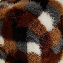 Louis Vuitton Cognac Nano Speedy Mink Fur Bag