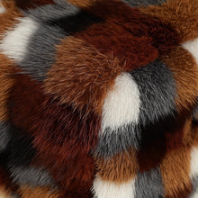 Louis Vuitton Cognac Nano Speedy Mink Fur Bag