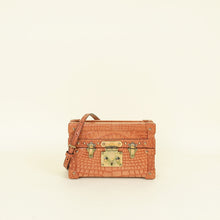 Louis Vuitton Light Brown Petite Malle Alligator Bag