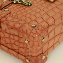 Louis Vuitton Light Brown Petite Malle Alligator Bag