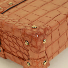 Louis Vuitton Light Brown Petite Malle Alligator Bag