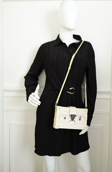 Louis Vuitton Bicolor Matte Alligator Petite Malle Bag