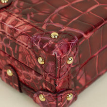 Louis Vuitton Shiny Alligator Petite Malle Bag