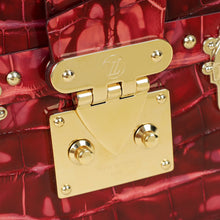Louis Vuitton Shiny Alligator Petite Malle Bag