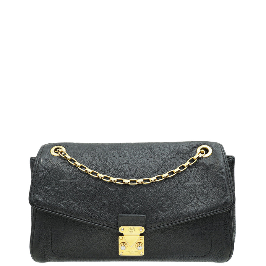 Louis Vuitton Black Monogram Empreinte Saint Germain PM Bag
