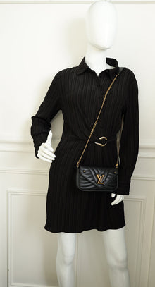 Louis Vuitton Black New Wave Chain Pochette