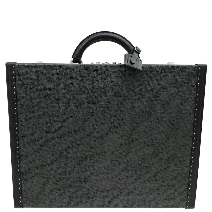 Louis Vuitton Black President Classeur Briefcase
