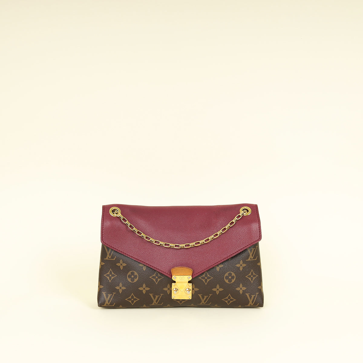Louis Vuitton Bicolor Monogram Pallas Chain Bag