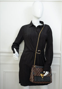 Louis Vuitton Damier Ebene Black Vavin PM Bag