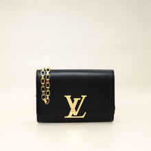 Louis Vuitton Black Louise Matte Chain Clutch