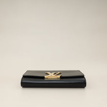 Louis Vuitton Black Louise Matte Chain Clutch