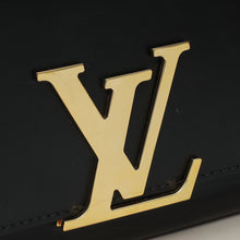 Louis Vuitton Black Louise Matte Chain Clutch