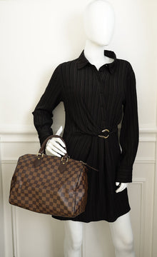 Louis Vuitton Damier Ebene Speedy 30 Bag