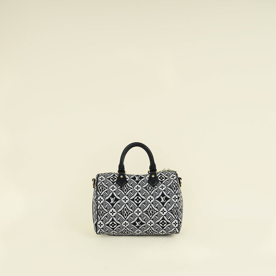 Louis Vuitton Bicolor Monogram Jacquard Since 1854 Speedy Bandouliere 25 Bag
