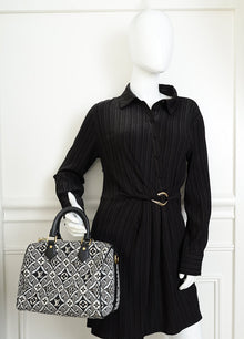 Louis Vuitton Bicolor Monogram Jacquard Since 1854 Speedy Bandouliere 25 Bag