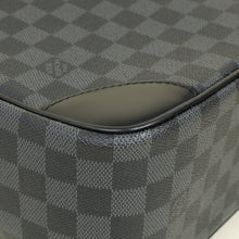Louis Vuitton Black Damier Graphite Porte Documents Voyage Briefcase w/ Initials A.Mg