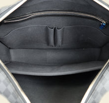 Louis Vuitton Black Damier Graphite Porte Documents Voyage Briefcase w/ Initials A.Mg