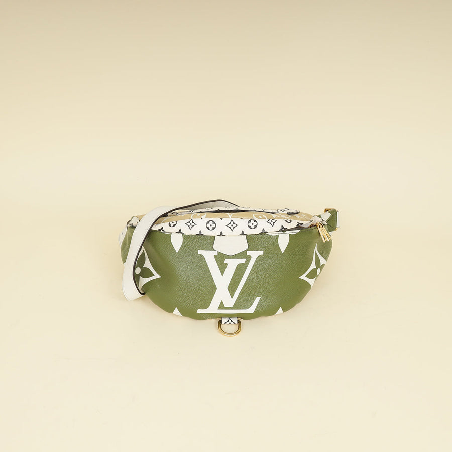 Louis Vuitton Khaki Monogram Giant Bumbag