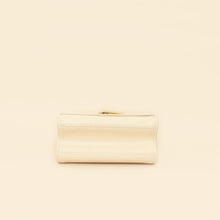 Louis Vuitton Quartz White Twist PM Bag W/ Braided Leather Chain Top Handle