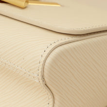 Louis Vuitton Quartz White Twist PM Bag W/ Braided Leather Chain Top Handle