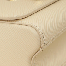 Louis Vuitton Quartz White Twist PM Bag W/ Braided Leather Chain Top Handle