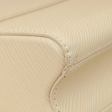 Louis Vuitton Quartz White Twist PM Bag W/ Braided Leather Chain Top Handle