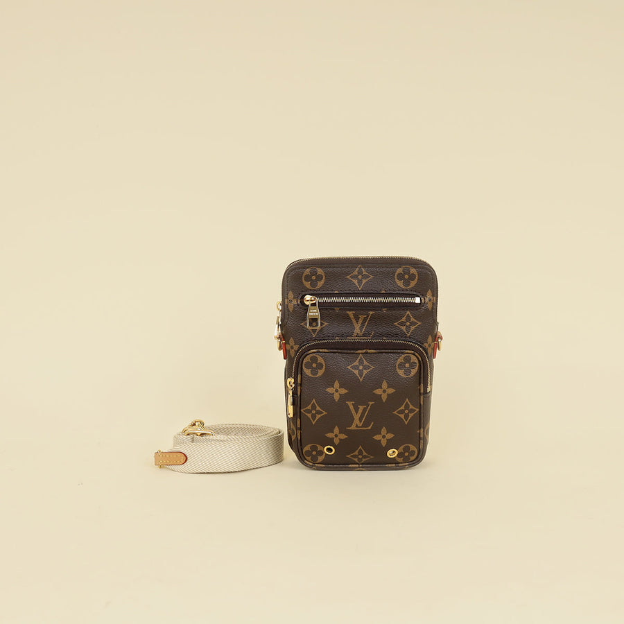 Louis Vuitton Ebene Monogram Utility Phone Sleeve