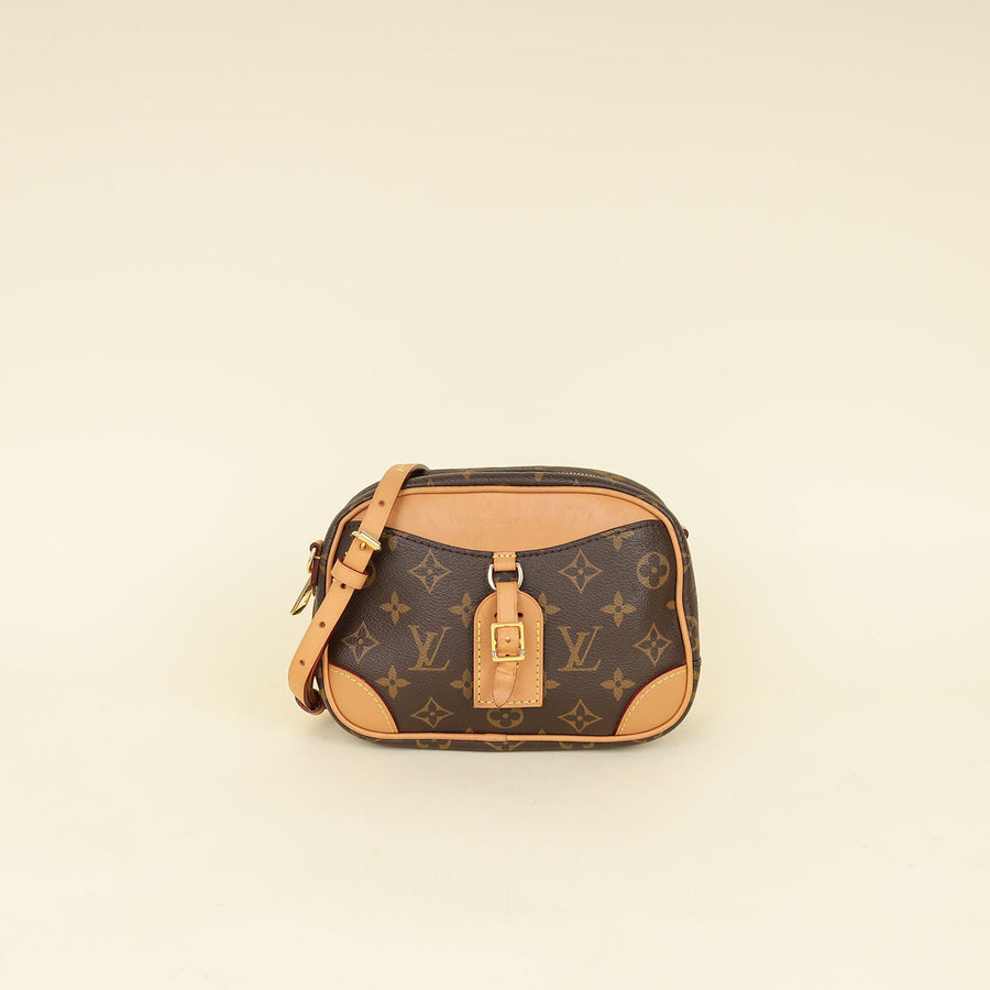 Louis Vuitton Brown Monogram Mini Deauville Bag
